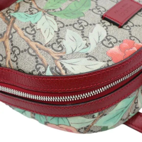 Gucci  Tian Animal Print GG Canvas Backpack Beige 427042 - Picture 6 of 13